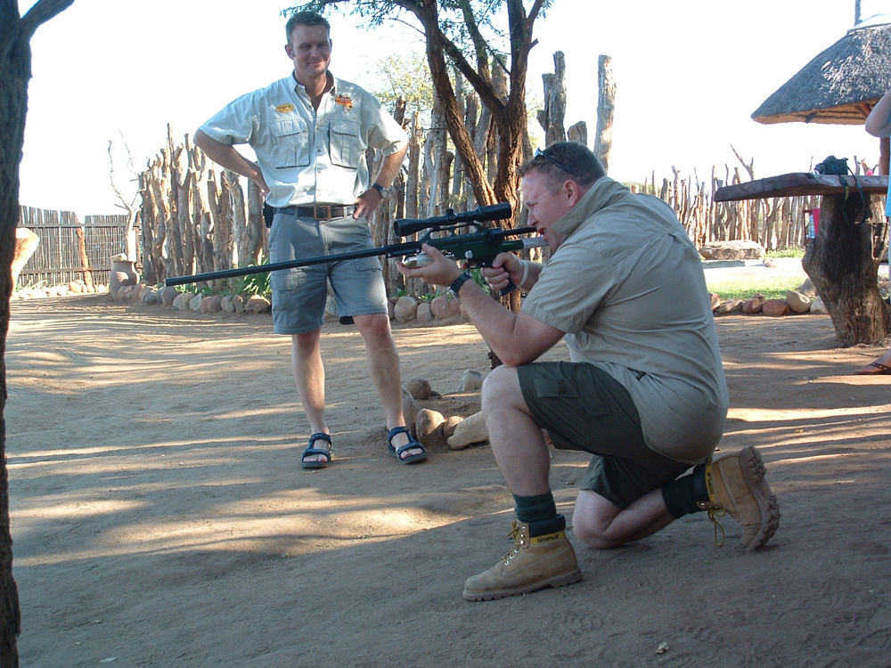 Südafrika Safari mit Immobilisierung von Wildtieren